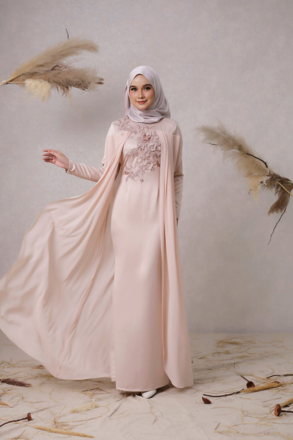 Quinne Dress in Nude Champagne (Pre-Order)