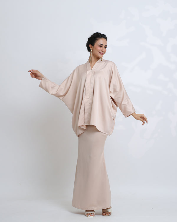 Poppy Kaftan in Buttermilk