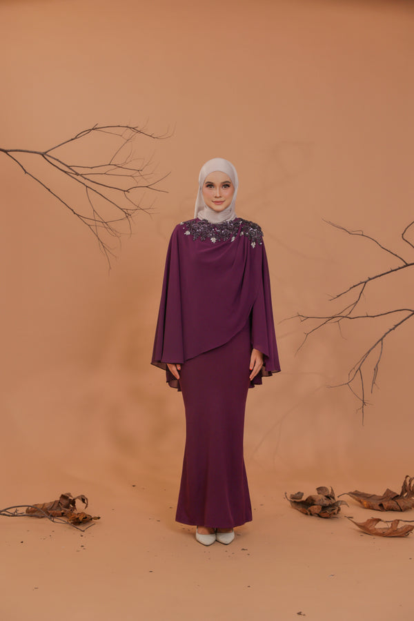 Rania in Royal Plum